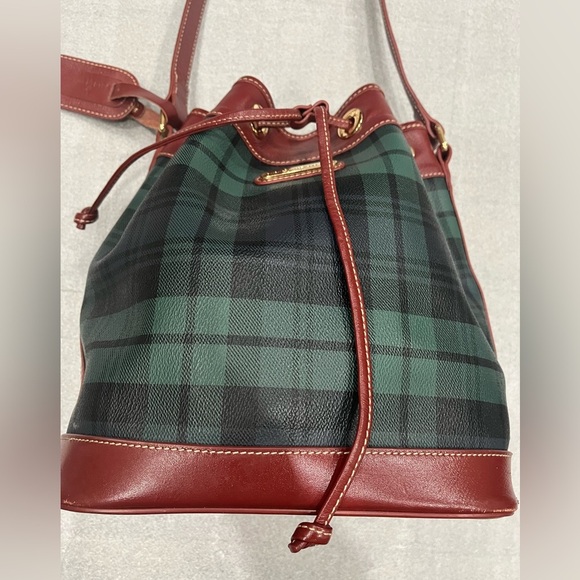 ❤️Host Picks❤️Vintage Polo Ralph Lauren Green Brown Bucket Bag Crossbody Classic - Picture 4 of 15